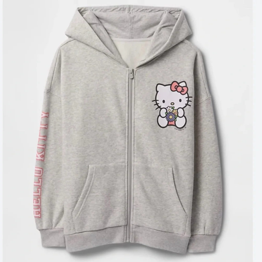 NEW Hello Kitty Zip Up Hoodie Kids Size XL